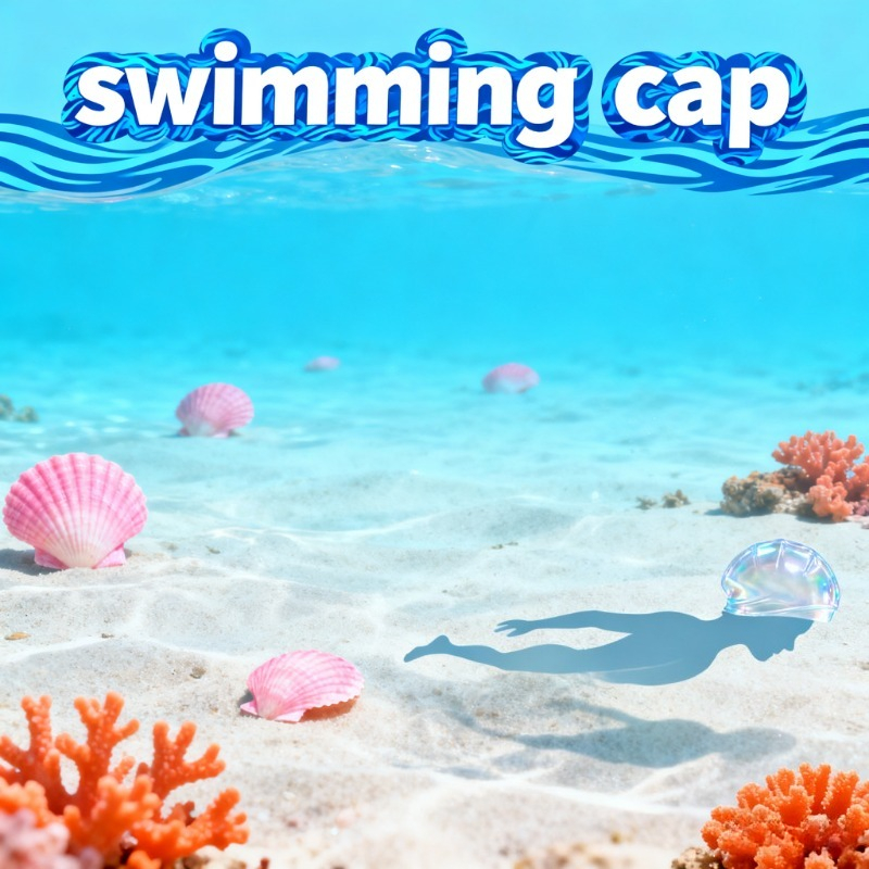 Swim Hat Silicone - قبعة سباحة مريحة للأطفال مصنوعة من