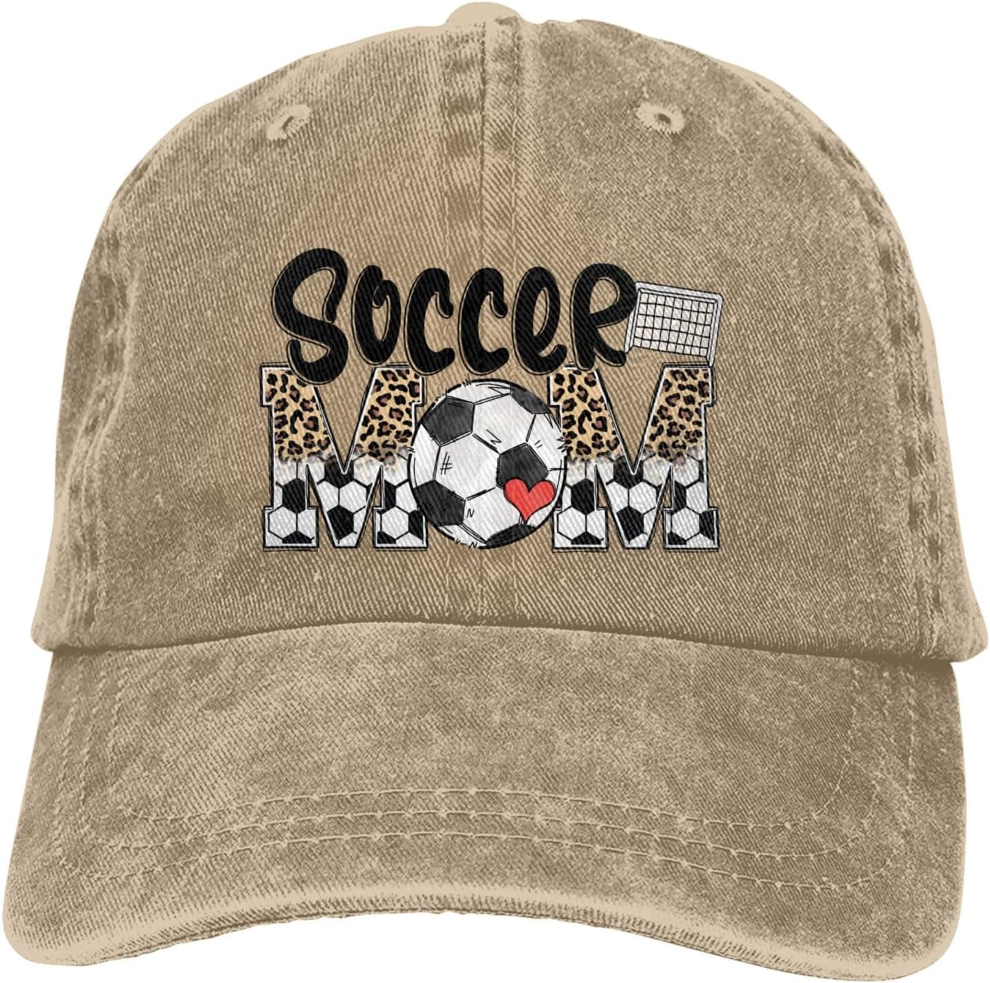 Golf Cap Dad - قبعة بيسبول سوفتبول ليوبارد لوف، قبعة
